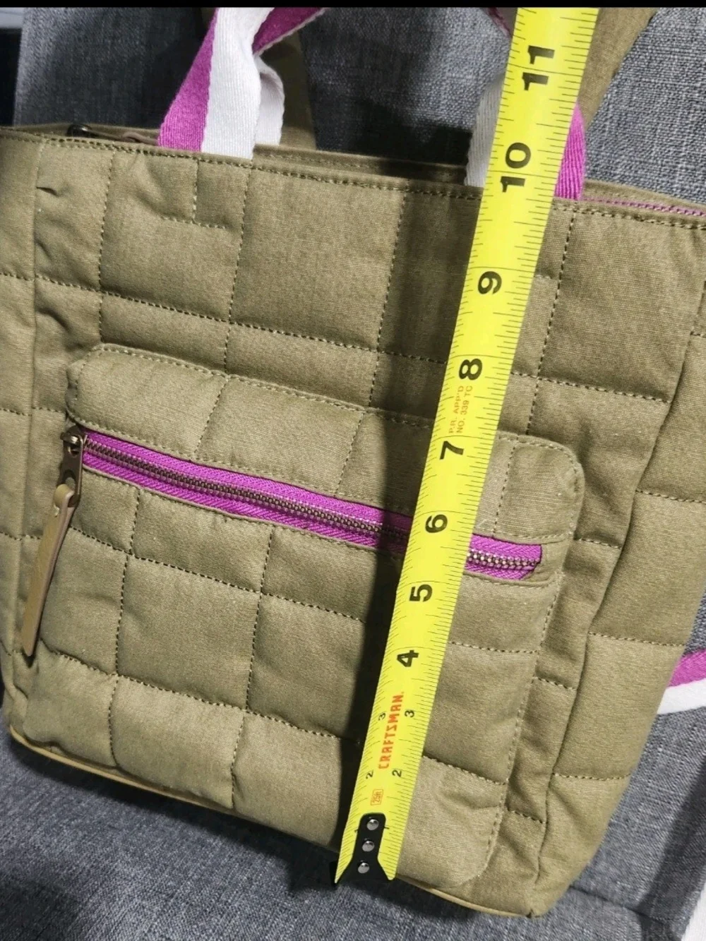 Universal Thread Mini Paxton Backpack Quilted, Olive Green